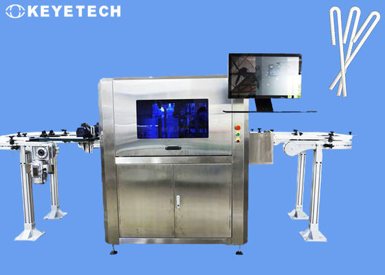 AI Vision Inspection System Equipment For Roll Packaging Paper Straws