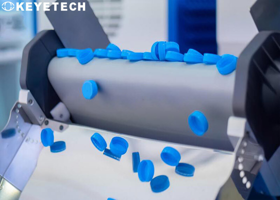 Beverage Bottle Cap Inspection System with High Pixel Industrial Camera
