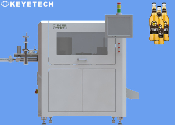 OEM AOI Glass Bottle Inspection Systems Machine For Cider Bottles