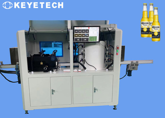 KEYE Vision System Inspection Equipment Beer Bottle Label Inspection Machine