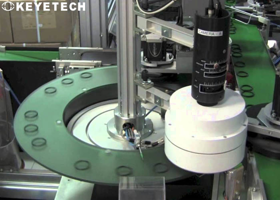 O Ring Quality Inspection Machine Convey With Glass Vibrating Plate