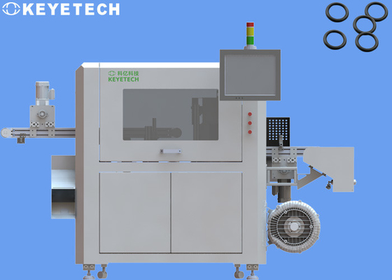 O Ring Quality Inspection Machine Convey With Glass Vibrating Plate