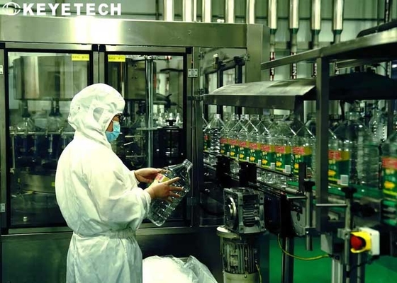 Oil Bottle Visual Inspection System with Data acquisition Module