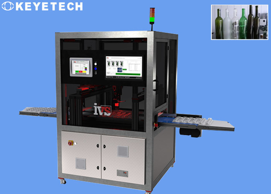 Glass Bottle & Cap Packaging Inspection Equipment with Stroboscopic Light Source