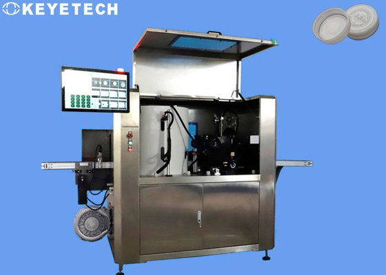 Gallon Jug On Line Cover Detector Equipment With Automated Rejection System
