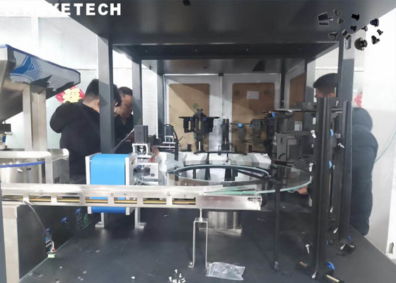 Rubber Accessories CCD Automatic Inspection System With Glass Turntable Feeder
