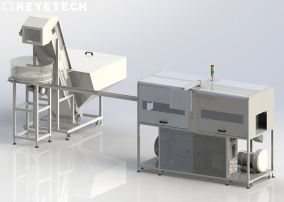 Toothpaste Shoulders Visual Inspection System With Vibrating Disk Unscrambler