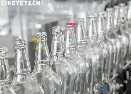 Glass Bottle Visual Inspection System with High Resolution Display Screen