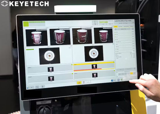 IML Cup Vision Sorting System Quality Control Visual Inspection Machine