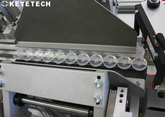 PP Plastic Cap Visual Inspection Machine Reject Black Spot Flash Defects