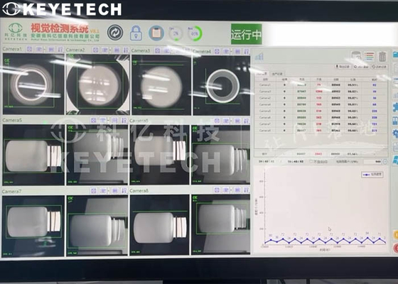 AI Algorithm Automatic Bottle Quality Checker 60-150 Bottles/min Inspection Speed