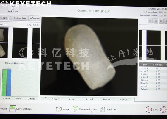 Grain Surface Inspection Machine Rice Quality Analyzer With 1 Year Warranty