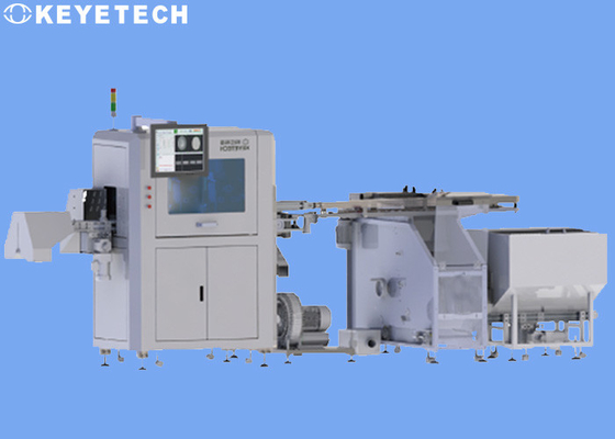 Camera Inspection Machine Identifying Surface Defects and Injection Mold Flaws