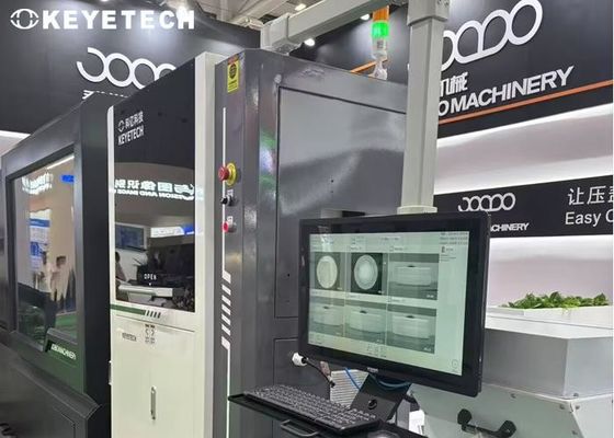 High Precision Tethered Cap Visual Inspection Machine with Online Statistics