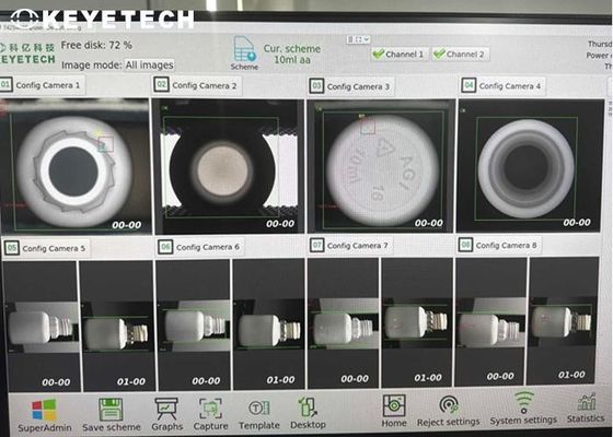 KEYE AI Technology Ophthalmic Drop Bottle Vision Inspection Machine
