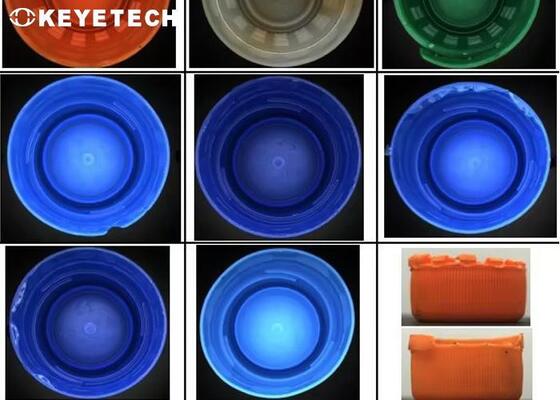 PP Plastic Cap Visual Inspection Machine Reject Black Spot Flash Defects