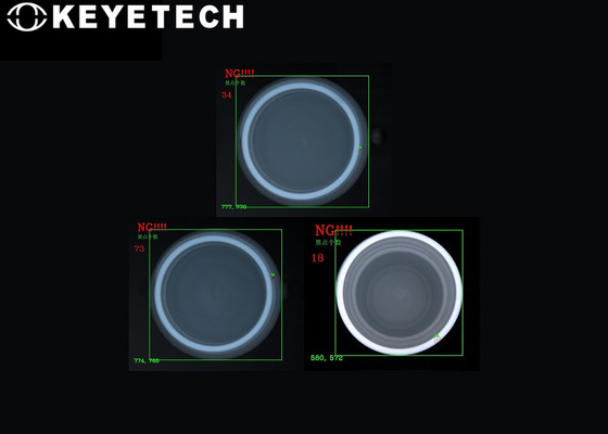100 - 300mm Dia Cap Inspection System with CCD Industrial Camera
