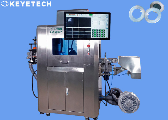 Automated Optical Rubber Ring Vision Inspection Machine with HMI Support