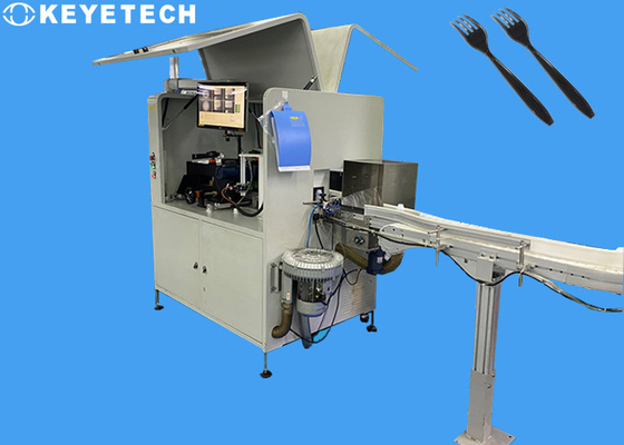 Instant Noodles Disposable Fork Defect Detection Equipment With Industrial Lens