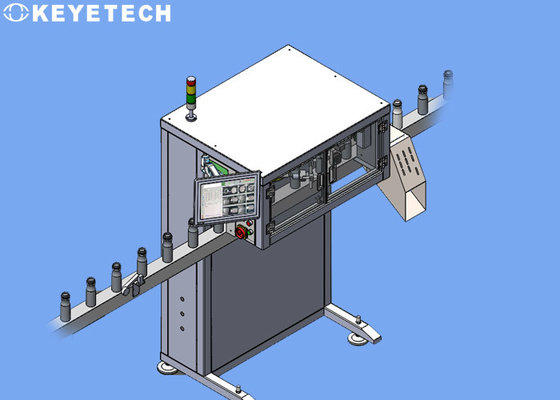 Dropper Cap Camera Visual Inspection Machine Monitor Customer Output Quality Datas