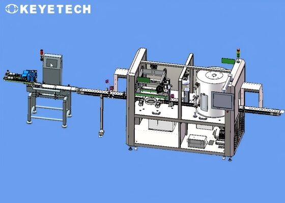 Lubricant Oil Bottle Checkweigher with AI Vision Inspection Machine