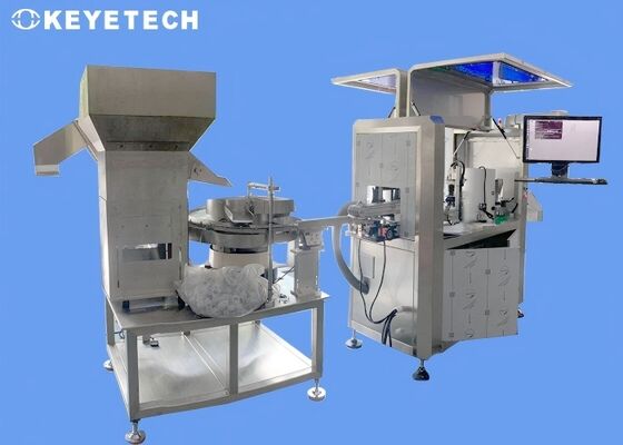 Labor Free Rubber Plastic Cap Inspection Machine with AI Vision System